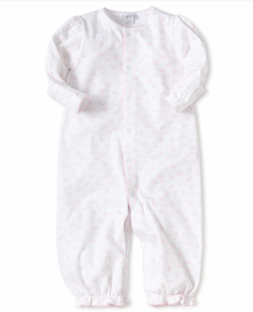 Kissy Kissy Pink Elephant Baby Converter Gown